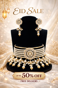 Golden Tear Floral Choker Set