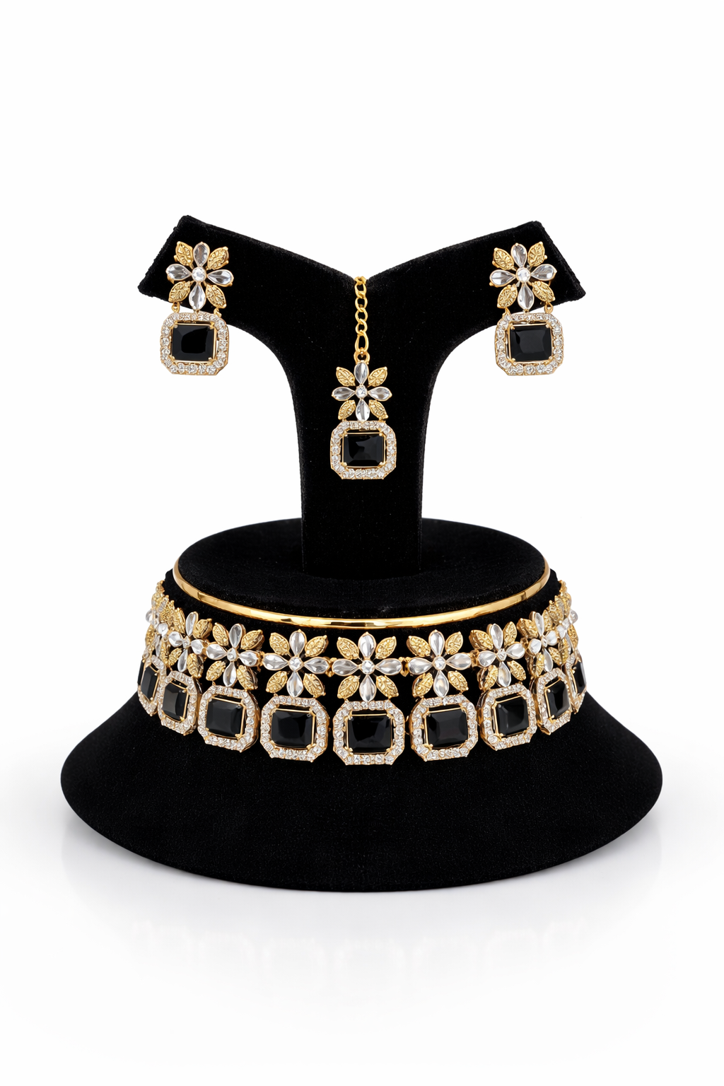 Traditional Floral Choker Set