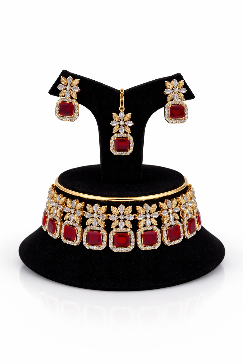 Traditional Floral Choker Set