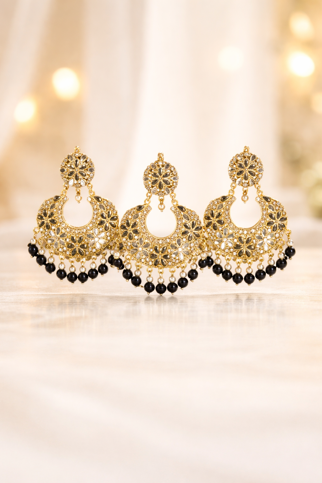 Royal Bridal Earrings Set
