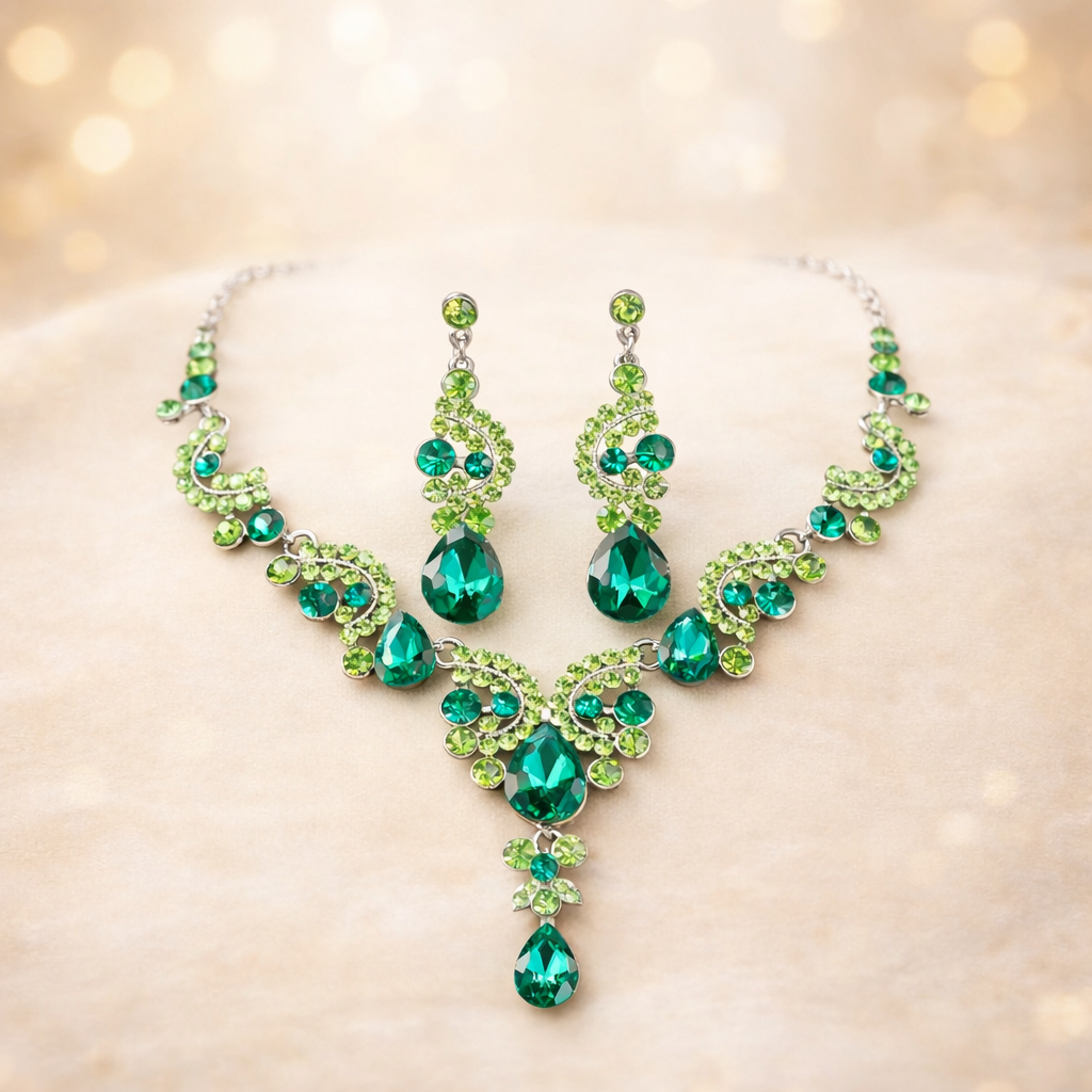 Crystal Necklace Set